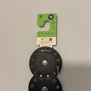 Primark women wide boho disc leather belt